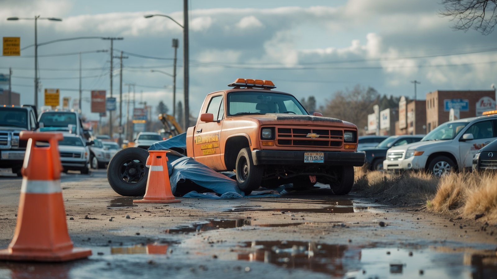 tow truck loading junk car for removal in Redmond Washington